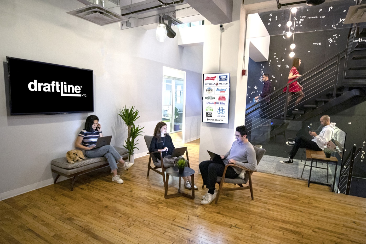 People working at a draftLine office